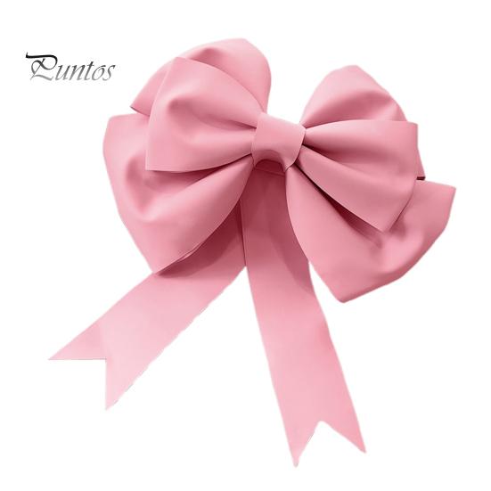 

Рождественский большой бант, украшение на свадьбу, большой бант, украшение для праздничного венка на елку, крыльцо, окно, дверь, декор 50cm розовый