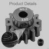 RC Car Pinion Gear 1.5 Modulus Easy to Install Upgrade Part Professional Fittings Repair Parts