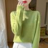 Women's Cashmere Sweater Qinghe Cashmere 30% Cashmere 70% Wool Autumn and Winter Pullover Warm and Fashionable