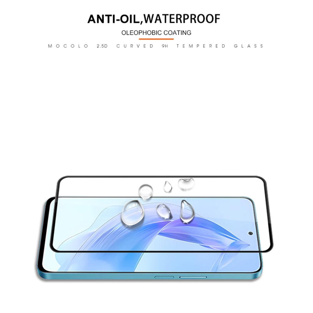 MOCOLO For Honor 90 Lite 5G Screen Protector Anti-Shatter Silk Printing Tempered Glass Film