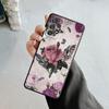 Bling estetyczny motyl róża sztuka etui do Samsung Galaxy A14 A73 A53 A71 A51 A31 A33 A22 A12 A21s A13 A32 A52s A72 A52 A23