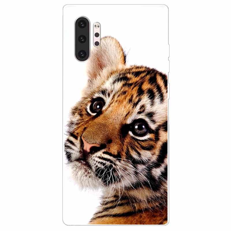 Phone Case For Samsung Note 10 Pro Plus Cover Note10 Silicone Soft Painted Wolf Coque for Samsung Galaxy Note 10 Lite TPU Bumper
