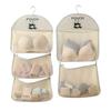1pc Bra Storage Net Multi-layer Storage Bags Space-saving Underwear Socks Breathable Hanging Mesh Bag Storage Organizer