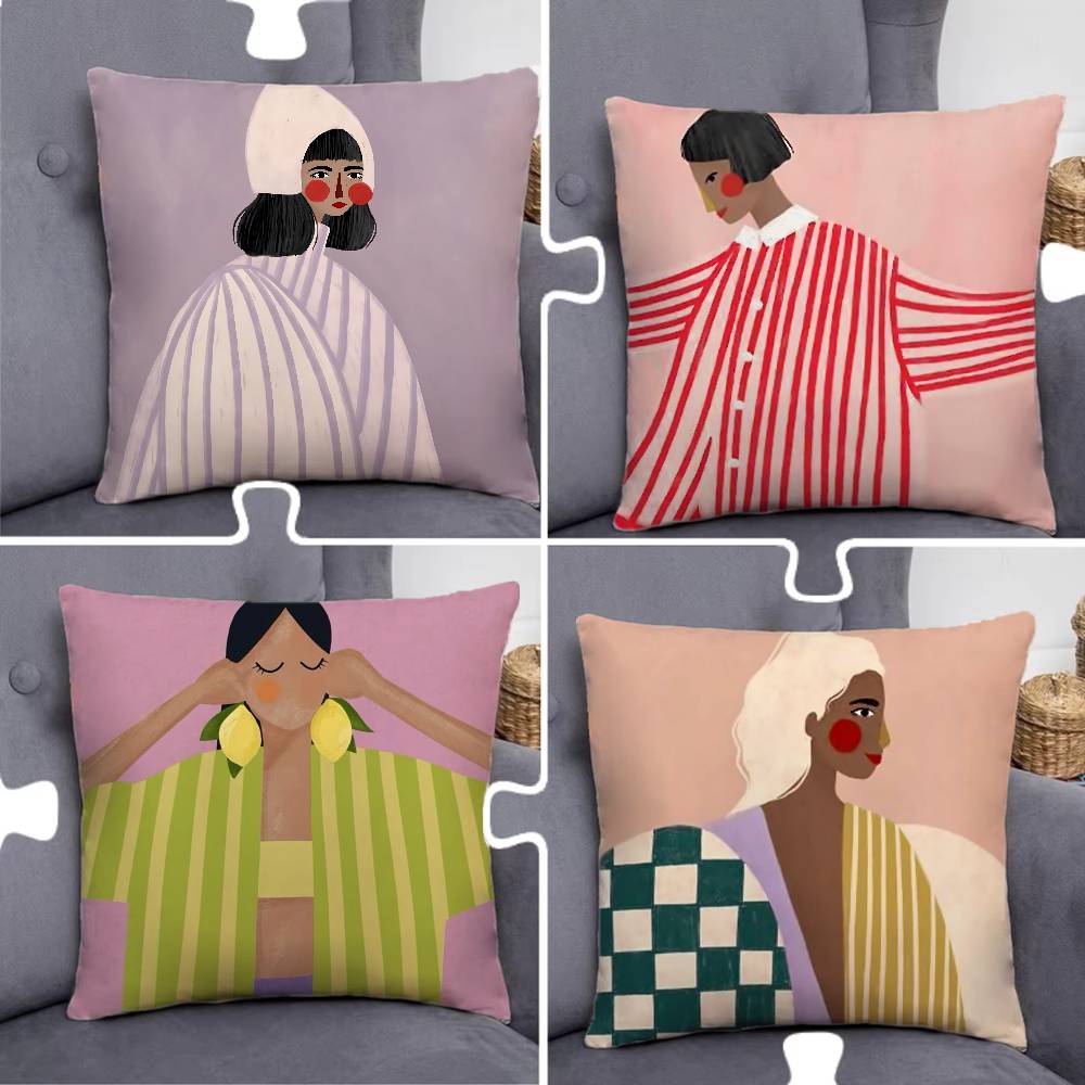 B-Bea Art Muller Pillow Case Pillowcase Home Sofa Cushions Car Cushions Pillowcover Office Pillowshell Pillow