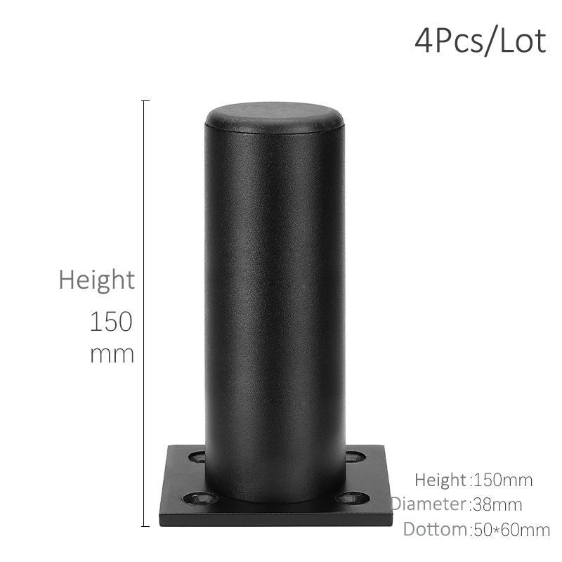 4Pcs Aluminum Furniture Legs Cabinet Foot DIY Thicken Adjustable 6-15CM TV Cabinet Support Leg bathroom Cabinet Feet