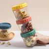 Glass Sealed Lid Container for Yogurt, Tea, Coffee, Dried Fruit, Honey, and Bird's Nest Portioning