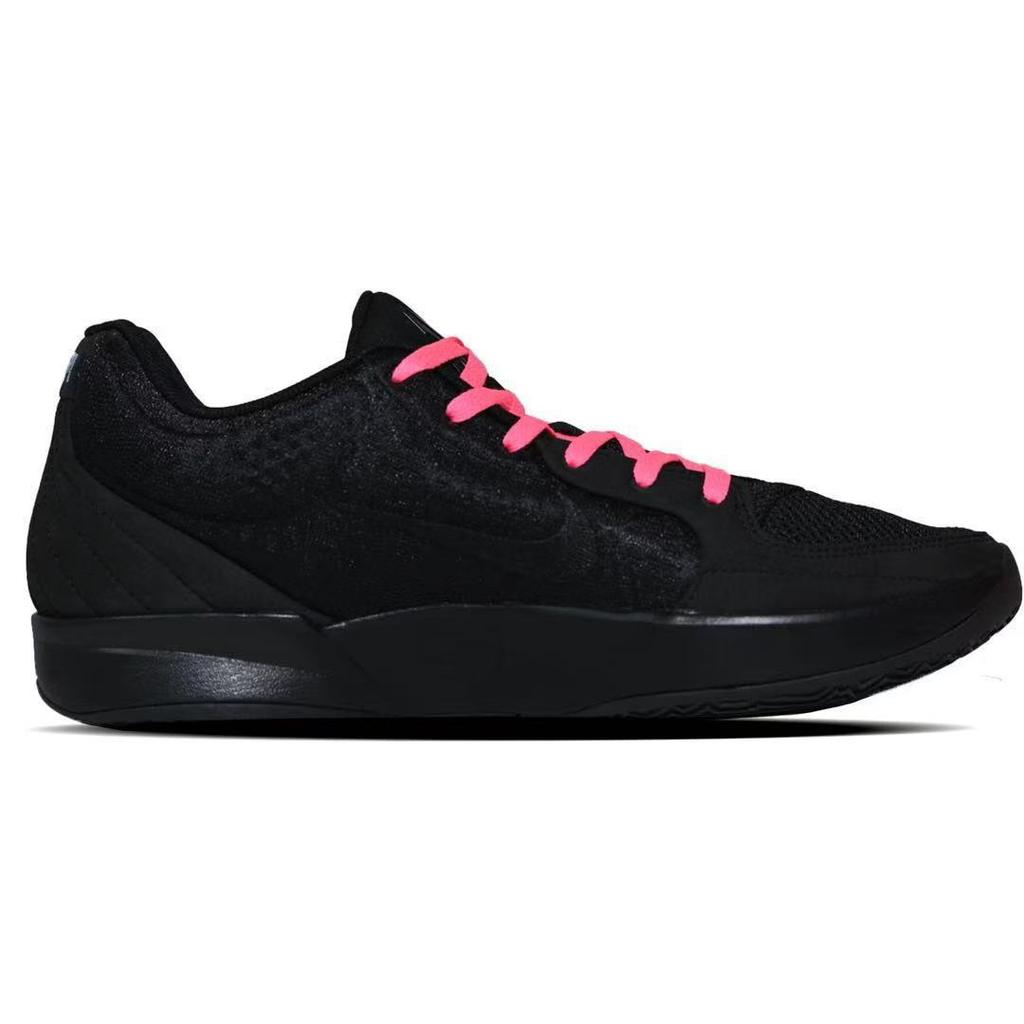 Nike Ja Morant 2 Antypoślizgowe Odporne na Ścieranie Niskie Buty do Koszykówki Męskie Czarne Różowe FD7327-003(team741-)