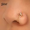 High-end Nose Jewelry 5 Pcs Ring Hoops for Women Geometry