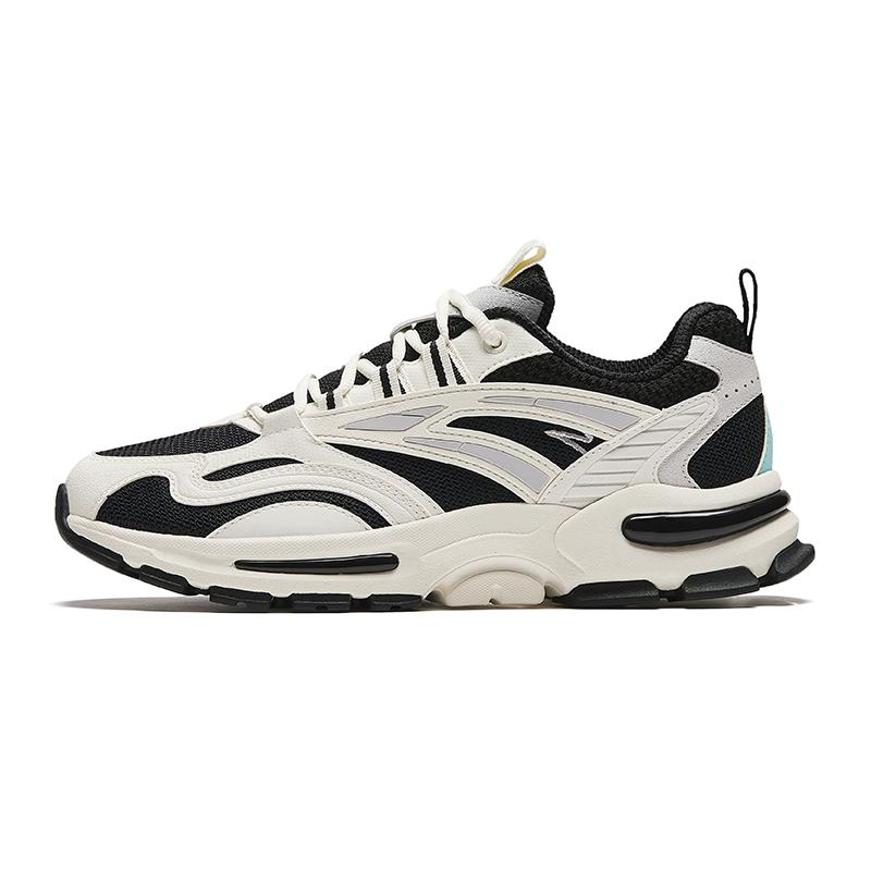 Anta Qianxi Men Low Top Lifestyle Casual Shoes Black White Blue 912418881-2 40.5