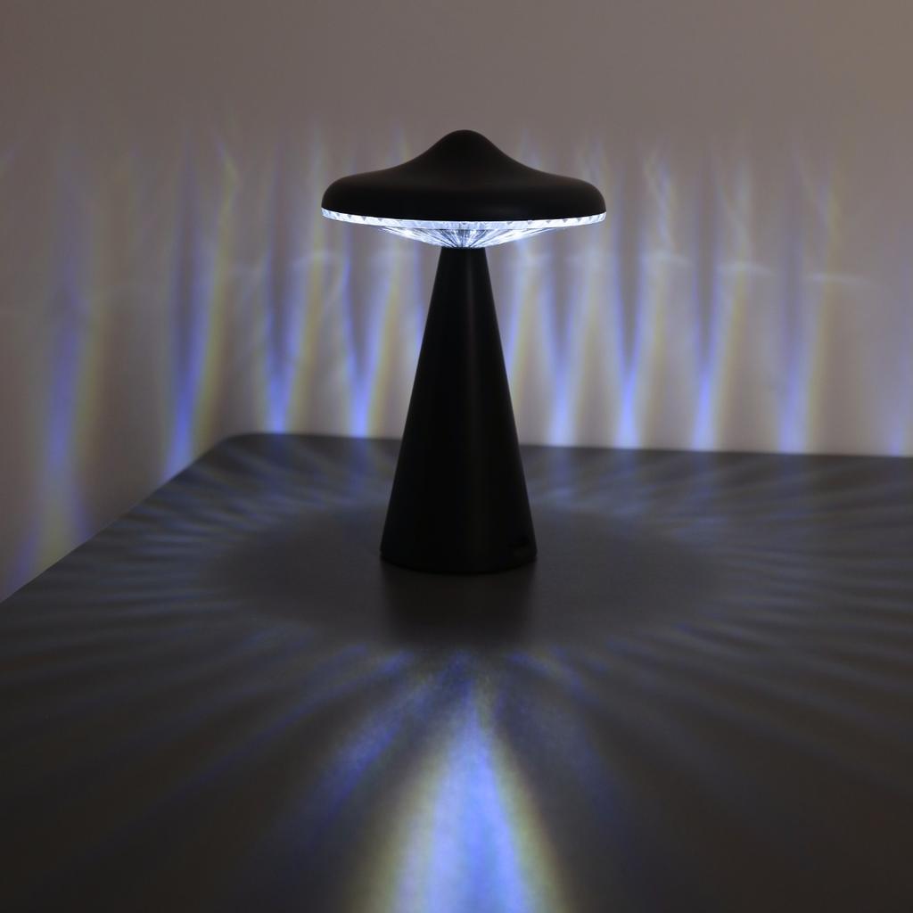 Novel UFO night light LED desk light USB charging dimmable reading light Bedside bedroom decoration touch desk light