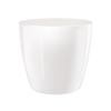 Vase - ELHO - BRUSSELS DIAMOND ROND - White - 15.9x14.6cm - Ideal for Mini-plants