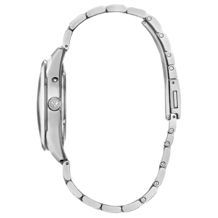 Citizen 100m Wasserdicht Lichtbetriebenes Quarzwerk Uhr 38,3mm Herrenuhren Schwarzes Zifferblatt AQ4100-57E