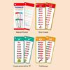 Yousheng 1/2 Sets Phonics Word Cards 117 Sound Groups 900+ Rhyming Words Toddlers Preschool English Words Read Spell Learning Phonics Flash