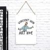 Vincent Van Gogh Art Hoe Metal Wall Decor Funny Artist Portrait Iron Painting for Home Office Decoration