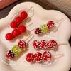 Hairpin Imitation Sugar Calabash Design Hair Clip Stable Clamping Force Side Bang Hair Pin Holiday Hair