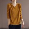 Streetwear Women Long Sleeve Top Solid Color Neck Tshirt Bottoming