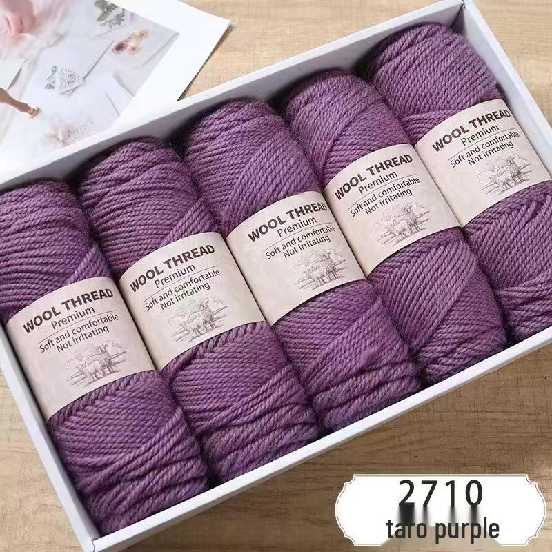 Soft Alpaca Wool Chunky Yarn for Hand Knitting Sweaters, Scarves, and Hats