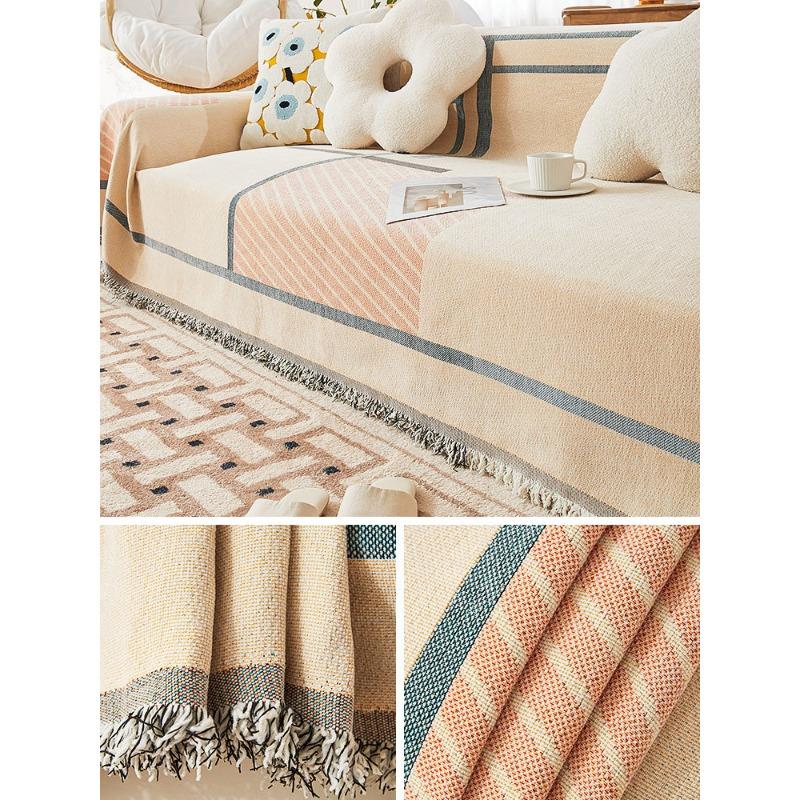 Housse de Canapé Chenille Anti-Rayures Universelle Quatre Saisons Nouvelle Serviette de Canapé Universelle Intégrale Lavable en Machine