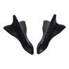10 Pcs Air Vortex Generator Set, 2 Color Carbon Fiber and Black Shark Fin