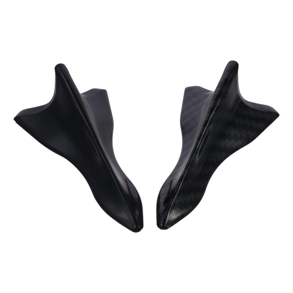 10 Pcs Air Vortex Generator Set, 2 Color Carbon Fiber and Black Shark Fin