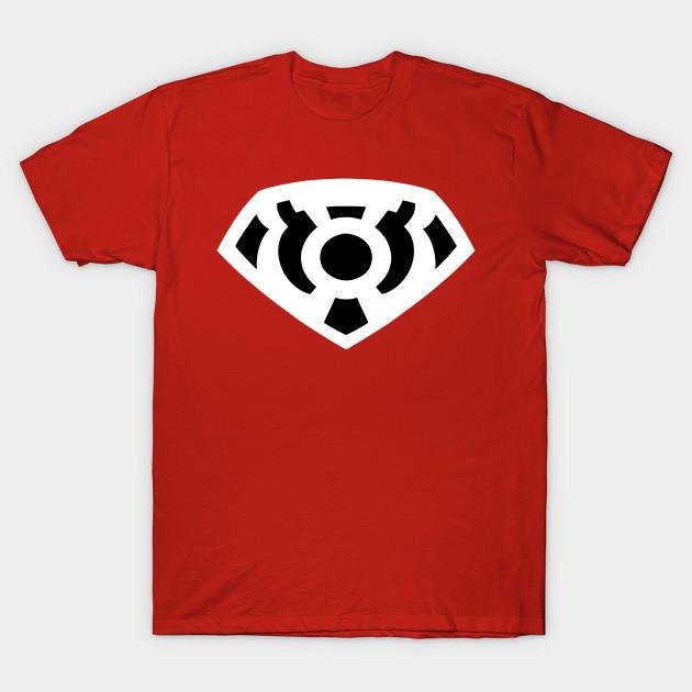Men Black Print T-shirt Cyborg Supes No-Cut Transfer Paper Print Cotton Tshirt S красный