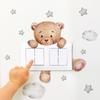 Cute Giraffe Bear Elephant Star Switch Sticker Kid Baby Bedroom Decoration Self-adhesive Home Decor Wallpaper Child Wall Decals