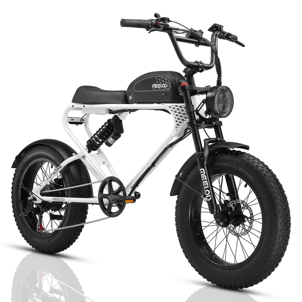 MEELOD DK300 PLUS 20" Bicicletta Elettrica Stile Scooter Retrò Batteria 48V 20Ah