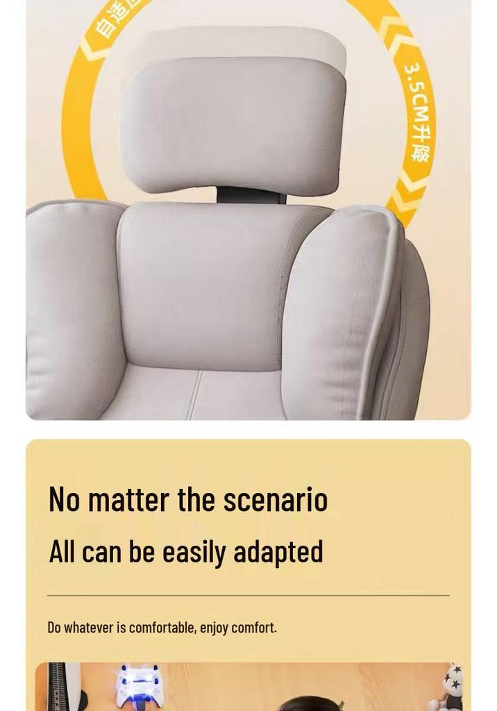 Comfortable Reclining Computer & Gaming Chair for Home, Office, Dorm, or Study