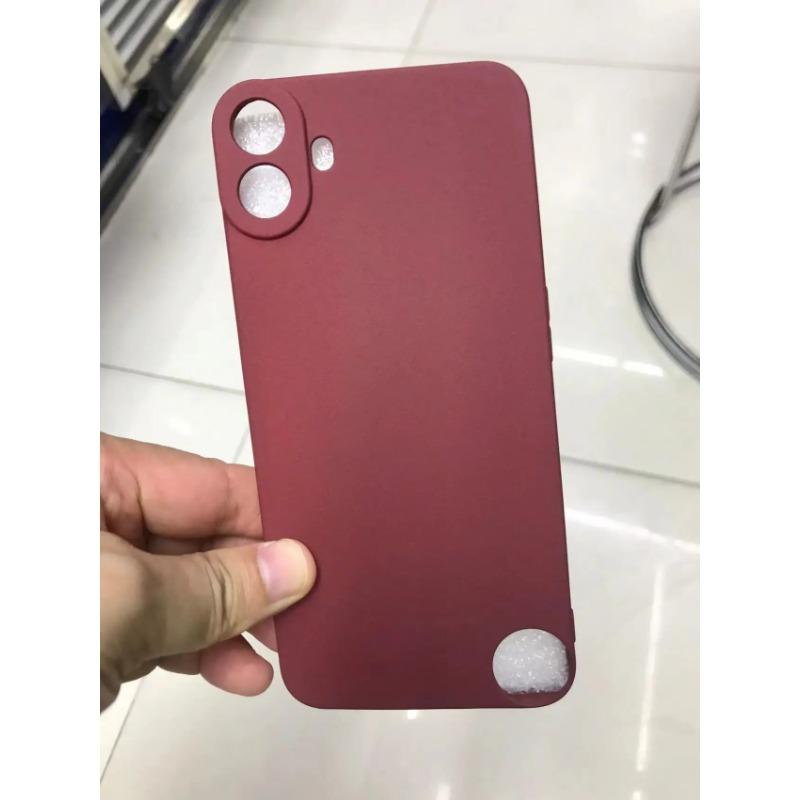 

для Nothing CMF Phone 1 Чехол Песочный Матовый Мягкий Противоударный Защитный Чехол для Универсальной Камеры Nothing Phone 2A 1 Shell Fundas Nothing Phone 2A красный