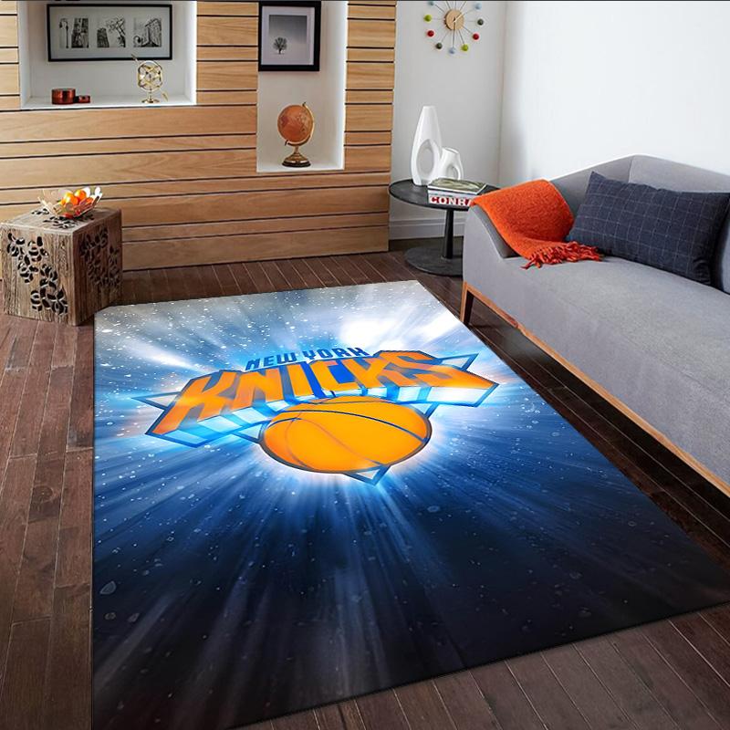 Tappeto con Logo Knicks, Tappeti da Cucina, Tappetino Yoga, Tappetini Antiscivolo, Tappeto per Bagno, Soggiorno camera da letto, Tappeti da Campeggio Regalo di Natale