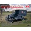 ICM 1/35 Scale Model T Ford 1917 Early Model Ambulance AAFS Plastic Model 35665