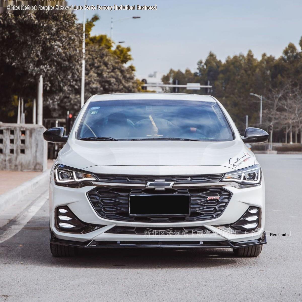 

Chevrolet Cruze 2019-2020 Передній сплітер Комплект кузовних накладок проти зіткнень Matte Black
