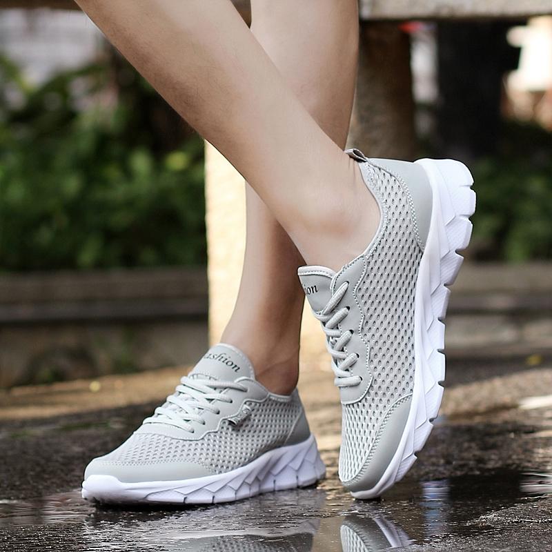 Unisex Große Größe Ultraleichte Outdoor-Sportarten Atmungsaktive Mesh-Laufschuhe Sneakers 35-48