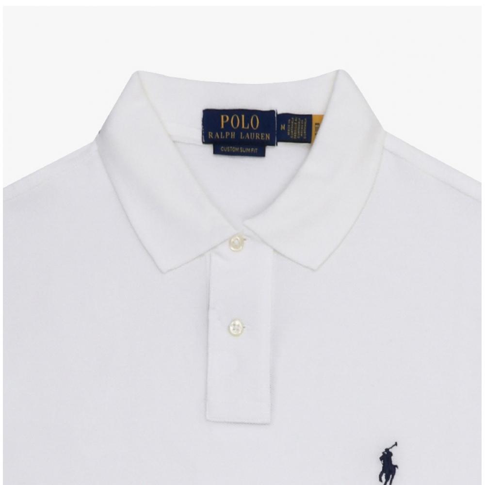 Polo Ralph Lauren 710666998002 Pony Custom Slim Fit Mesh Polo Mens Short Sleeve Tee