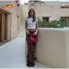 2024 Chic Leopard Print High-waisted Skirt Ladies Fashion Tight Floor-length Skirts Spring Summer Women Sexy High Streetwear