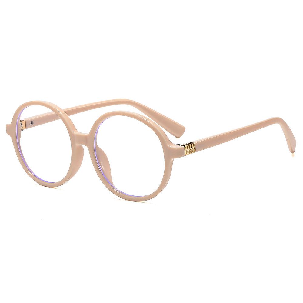 Korean Retro Round Frame Sunglasses for Women - High-End Street Style Glasses