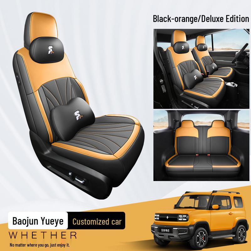 Baojun Yueye Special Edition Full Leather Car Seat Cushion Cover - New Model.