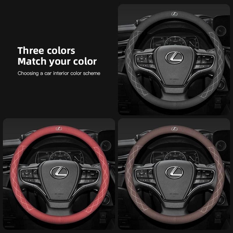 Lexus Car Steering Wheel Protect Cover Auto Accessories For Lexus F SPORT ES RX NX LS UX LM LX GX LC RZ IS CT GS RC HS SC LBX