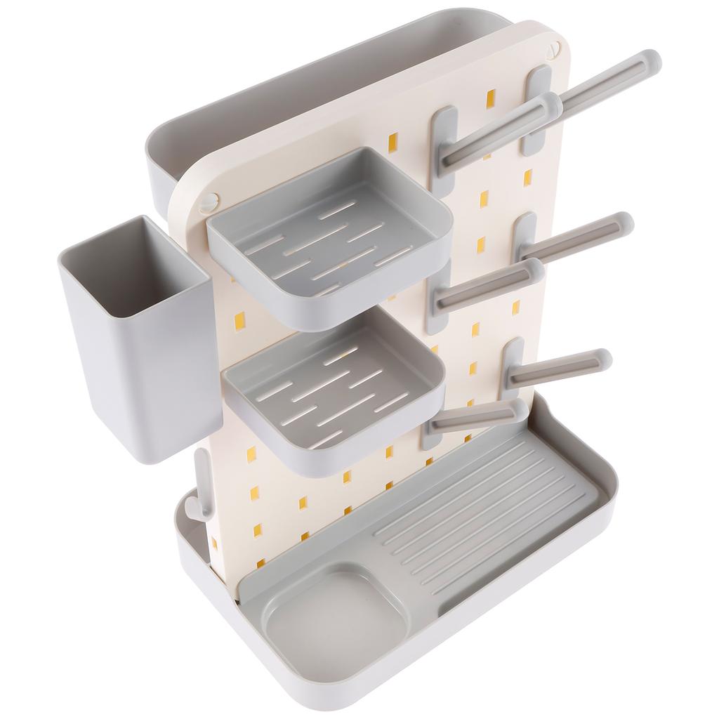 Baby Bottle Drying Rack Large Capacity Kitchen Bottle Rack Dryer Holder for Baby BottlesSpace Saving Baby Bottles Rack With Hook