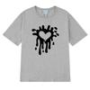 2025 New in Heart Print Japanese Simple short sleeve T-shirts Men Women Fashion Y2k Cotton T shirt Unisex Trend Oversized Tops