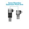 Helmet Accessory Kit Adhesive Stickers Expand Arm Mount For GoPro Hero 13 12 11 10 9 SJCAM Insta360 AKASO DJI Osmo Action Camera