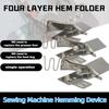 Precision Bias Binder Attachment Efficient Production Four Fold Pull Tube  Sewing Accessories