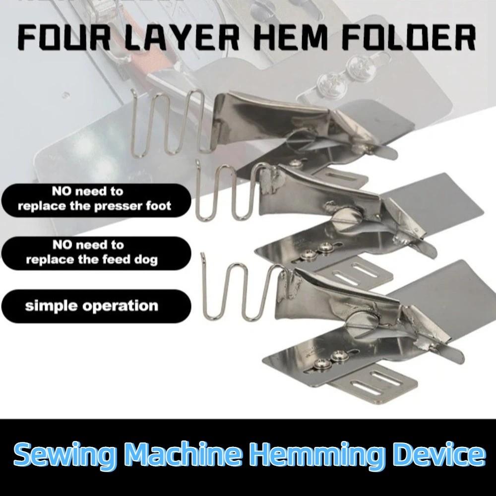 Precision Bias Binder Attachment Efficient Production Four Fold Pull Tube  Sewing Accessories