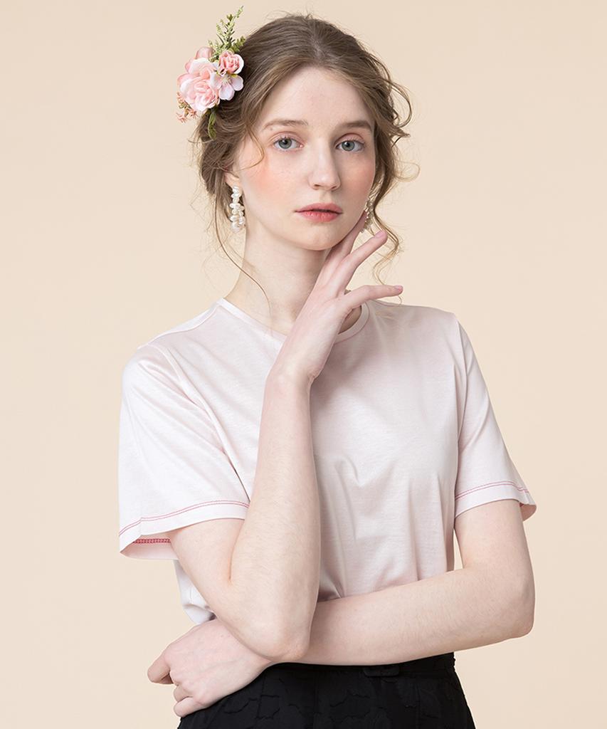 Pelimela Pansy Shiny T-Shirt (Pink)