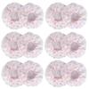 100Pcs Non Woven Disposable Microphone Cover Accessory for KTV Interview Stage Performance(White with Red Dot )