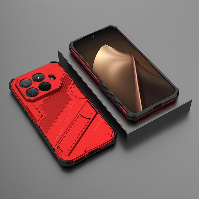 Xiaomi15T Pro Case Armor Shockproof Phone Cases For Xiaomi 15T Pro 5G Xiomi Mi15T Mi 15 T 2025 Magnetic Holder Stand Back Cover