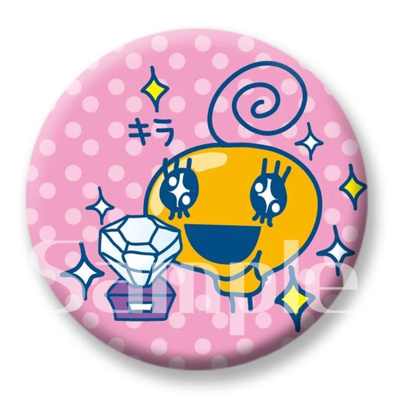 

Tamagotchi Electronic Pets Cute Round Brooch Badge Refrigerator Magnets Keychain Mirror 58mm Jewelry Accessories Kawaii Gifts Brooch