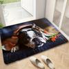 "Cute Boston Terrier"Non-Slip Floor Mat - Indoor and Outdoor Absorbent Foot Mat Suitable for Home Decoration,Durable and Stylish