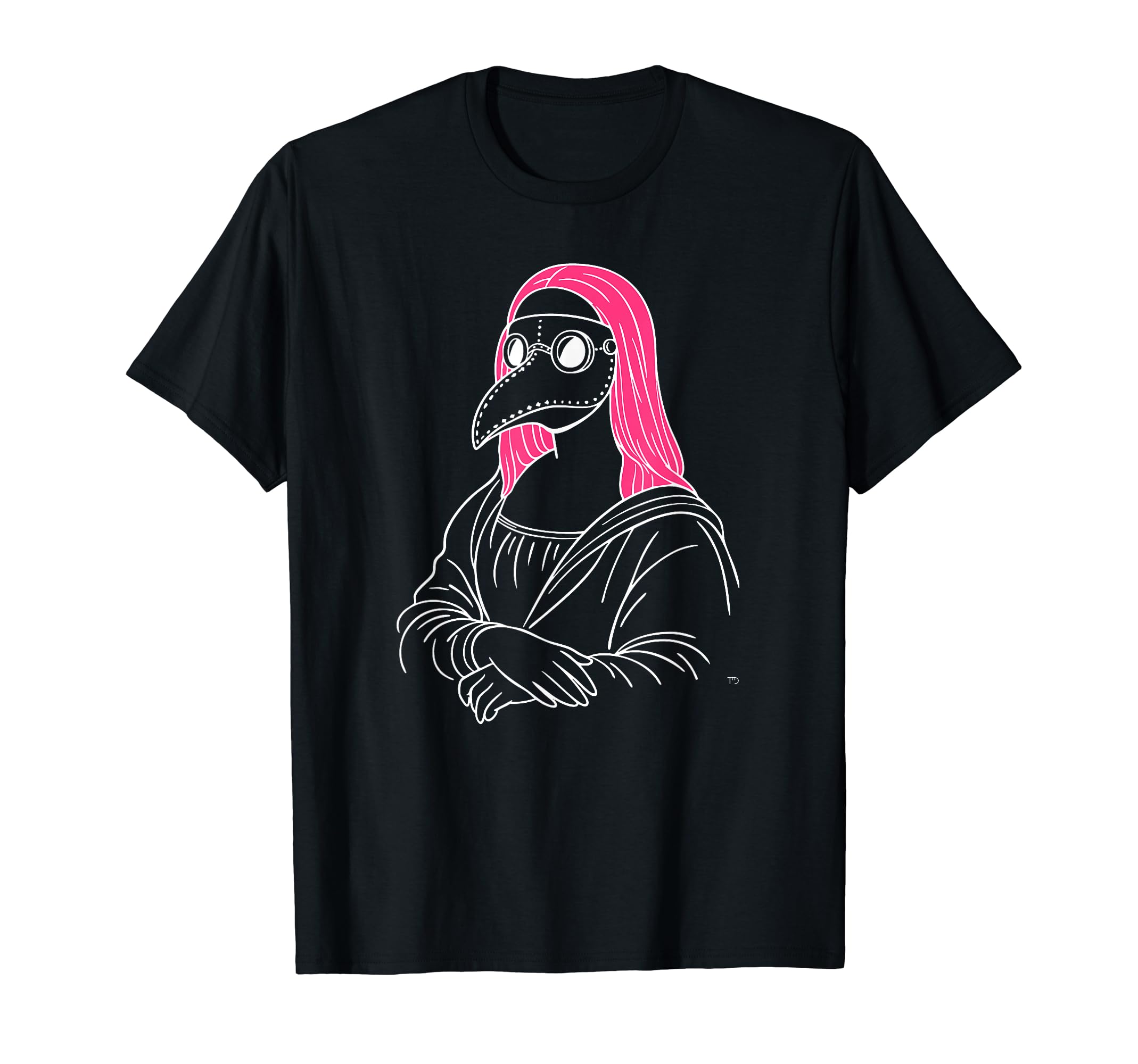 Plague Mask Smile (Pink) T-Shirt