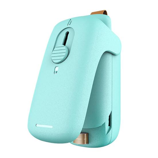Mini máquina de selagem a quente doméstica portátil, selador de embalagens de alimentos, ferramenta de corte